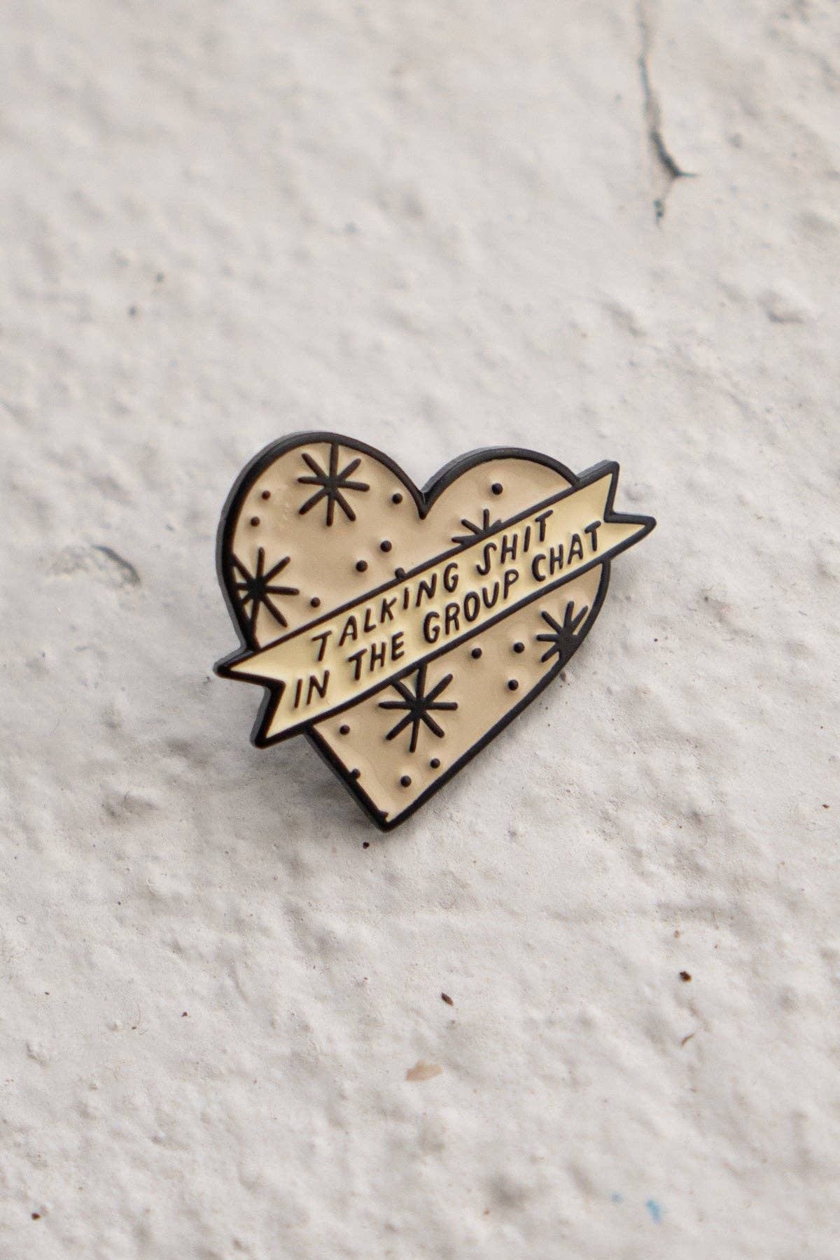 Group Chat Pin | Enamel Friendship Lapel Pin