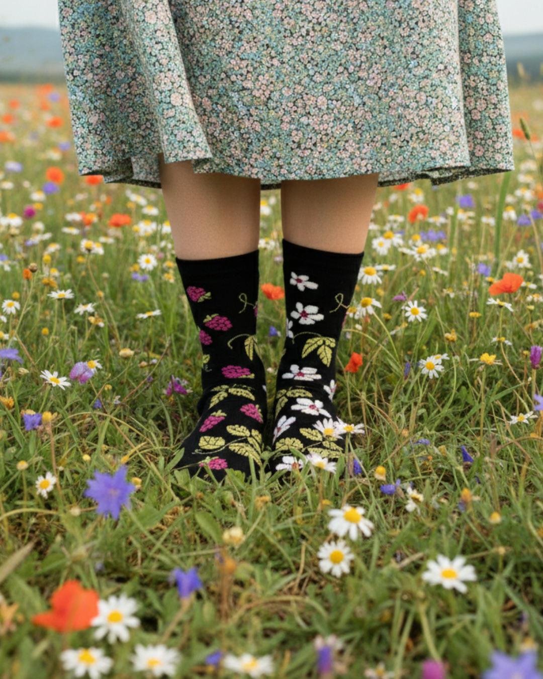 Women's Raspberry Bloom Socks