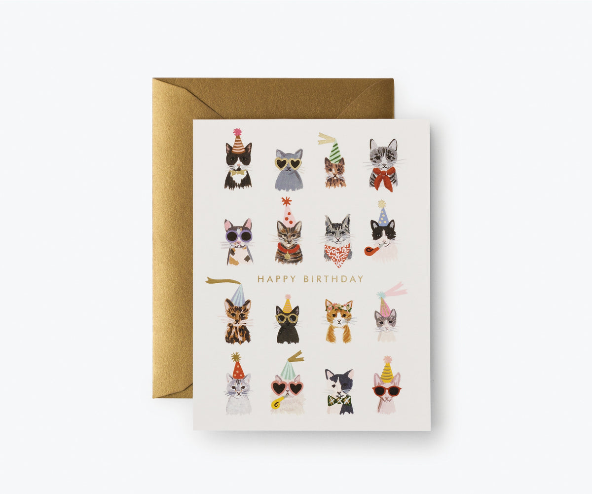 Cool Cats Birthday Card