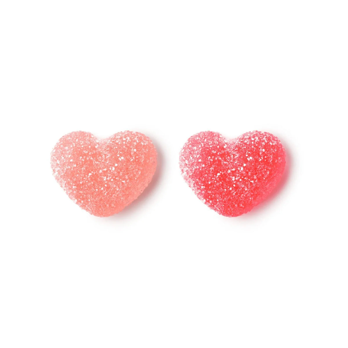 Vegan Cherry Watermelon Crush Gummy Hearts