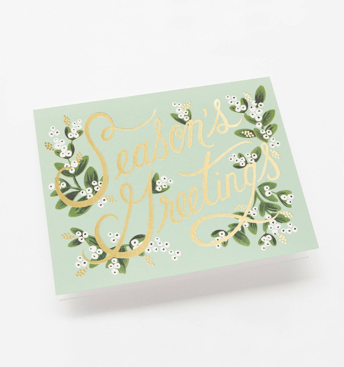 Mistletoe Season&#39;s Greetings Card