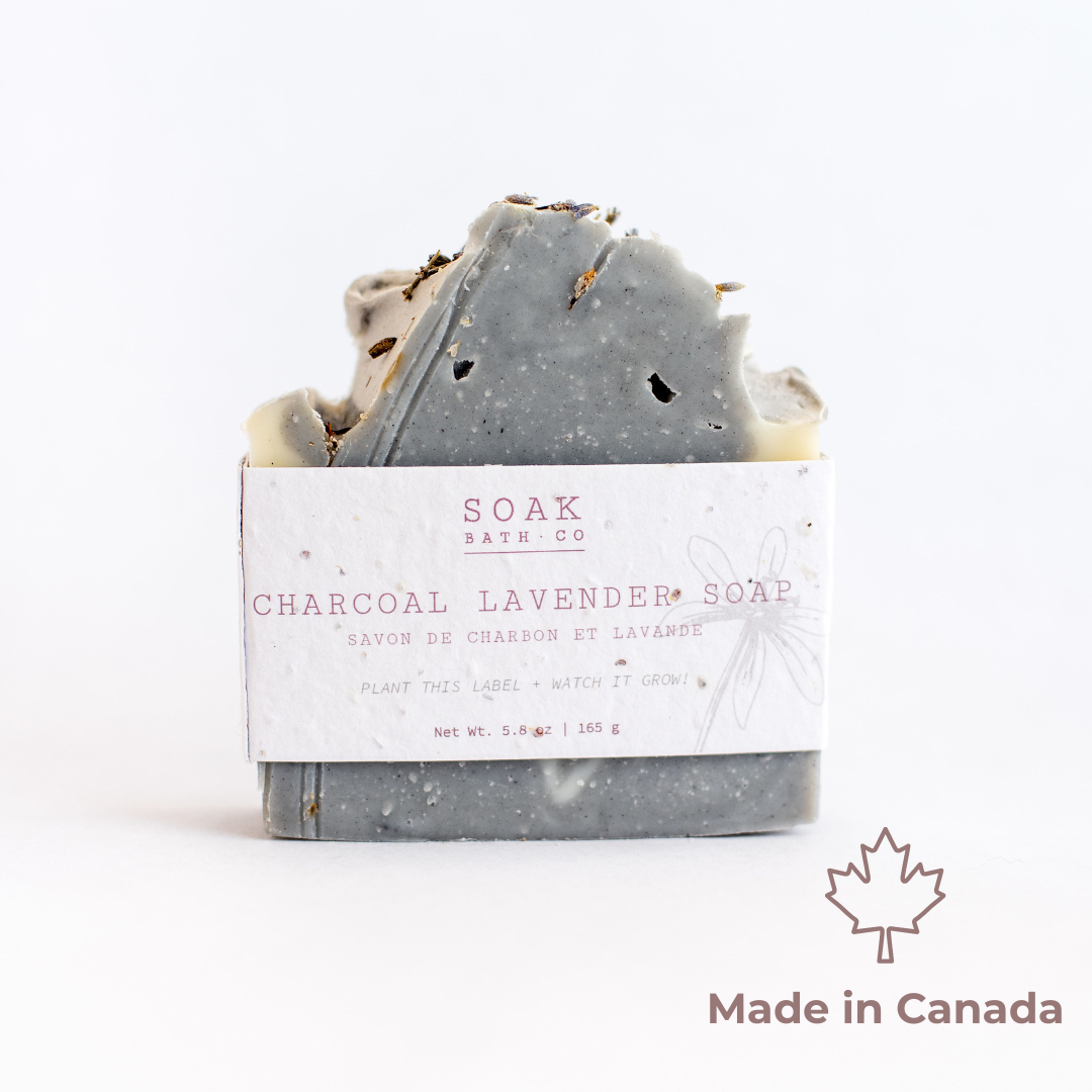 Charcoal Lavender Soap Bar