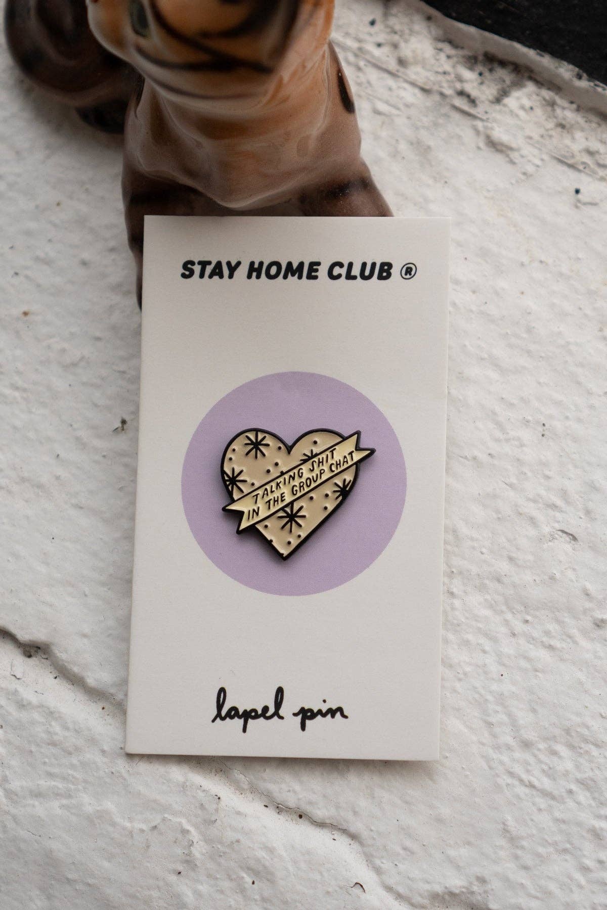 Group Chat Pin | Enamel Friendship Lapel Pin