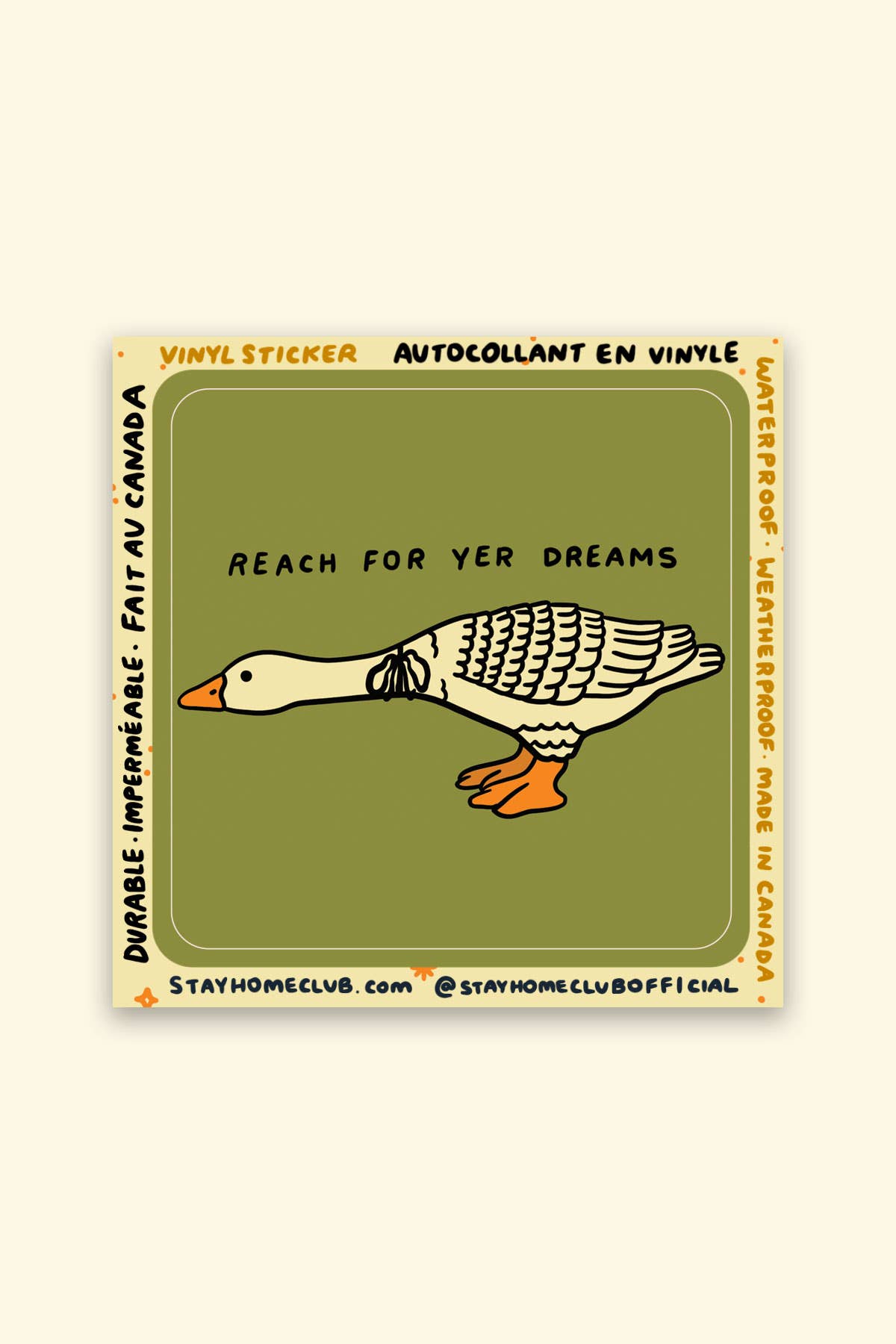 Reach For Yer Dreams Sticker | Waterproof Vinyl Sticker