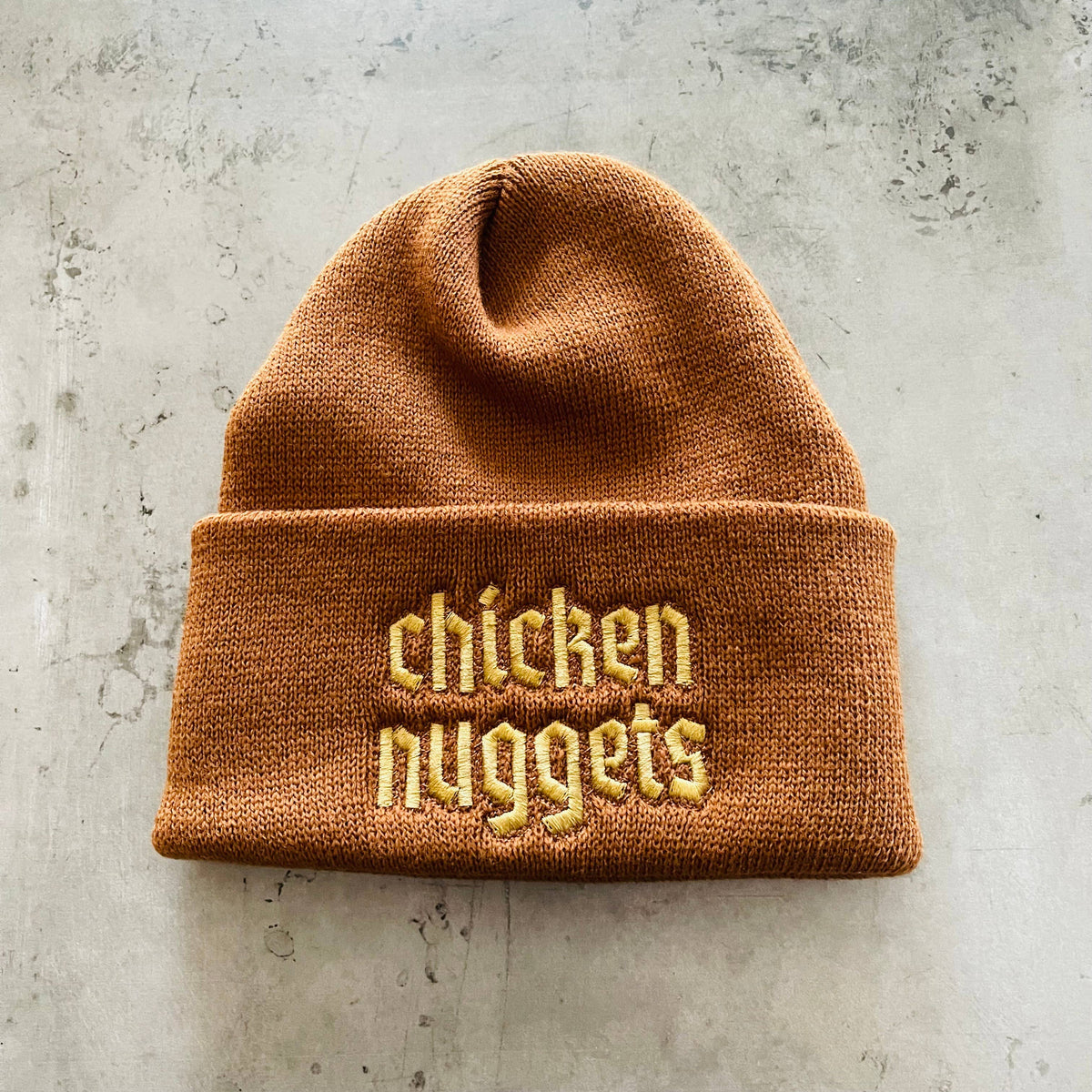 Chicken Nuggets Knit Beanie