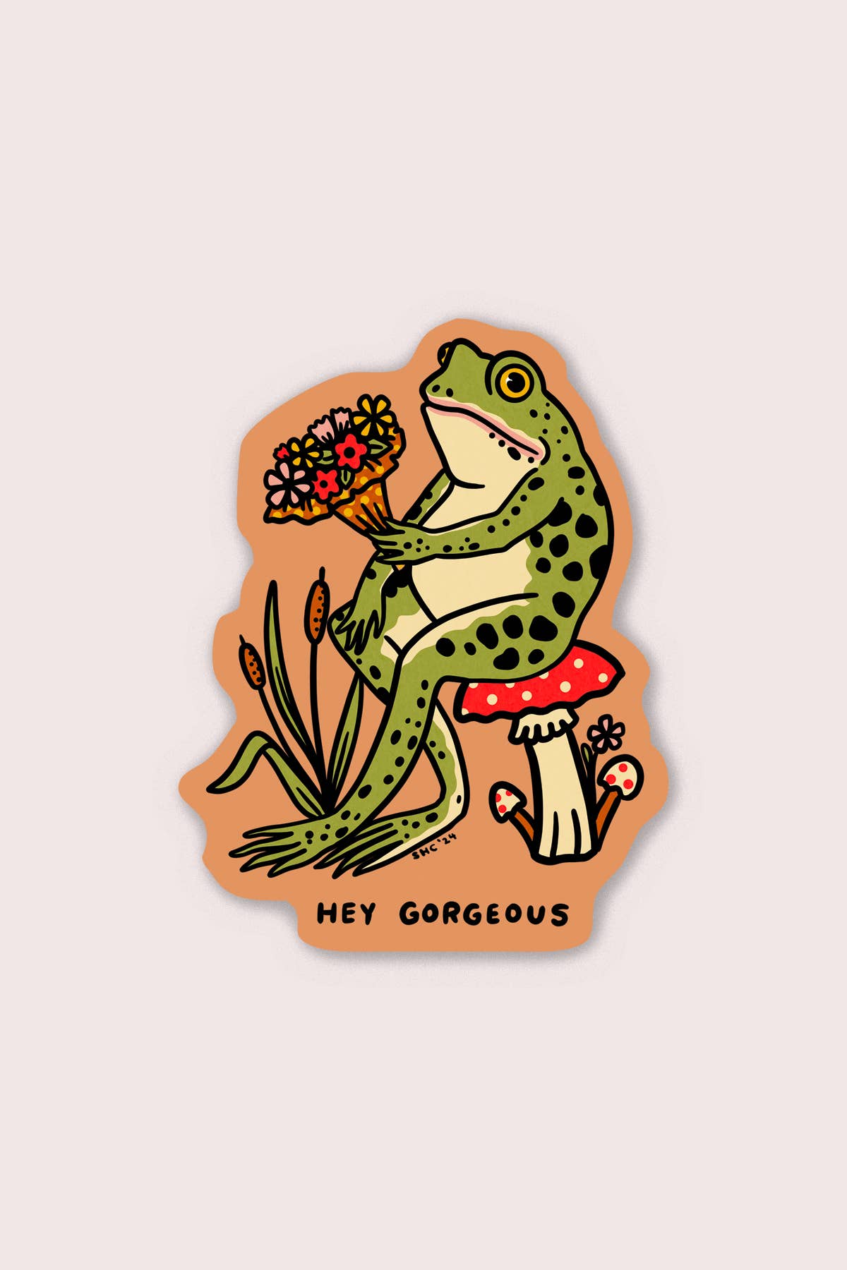 Hey Gorgeous Sticker | Waterproof Vinyl Sticker