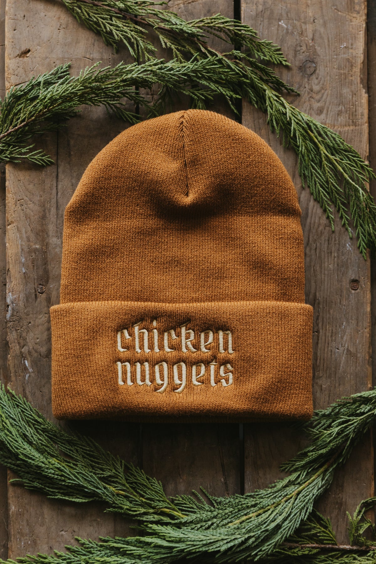 Chicken Nuggets Knit Beanie