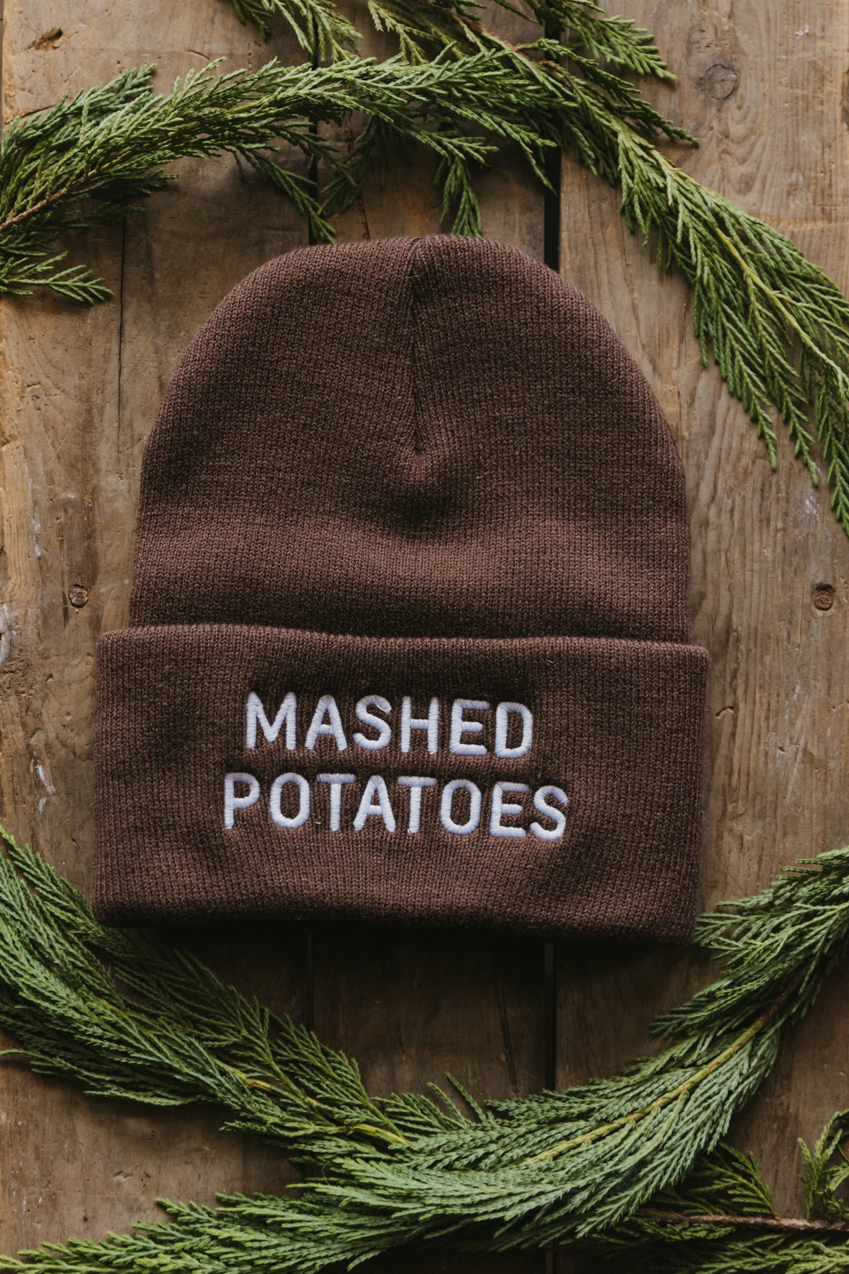 Mashed Potatoes Knit Beanie