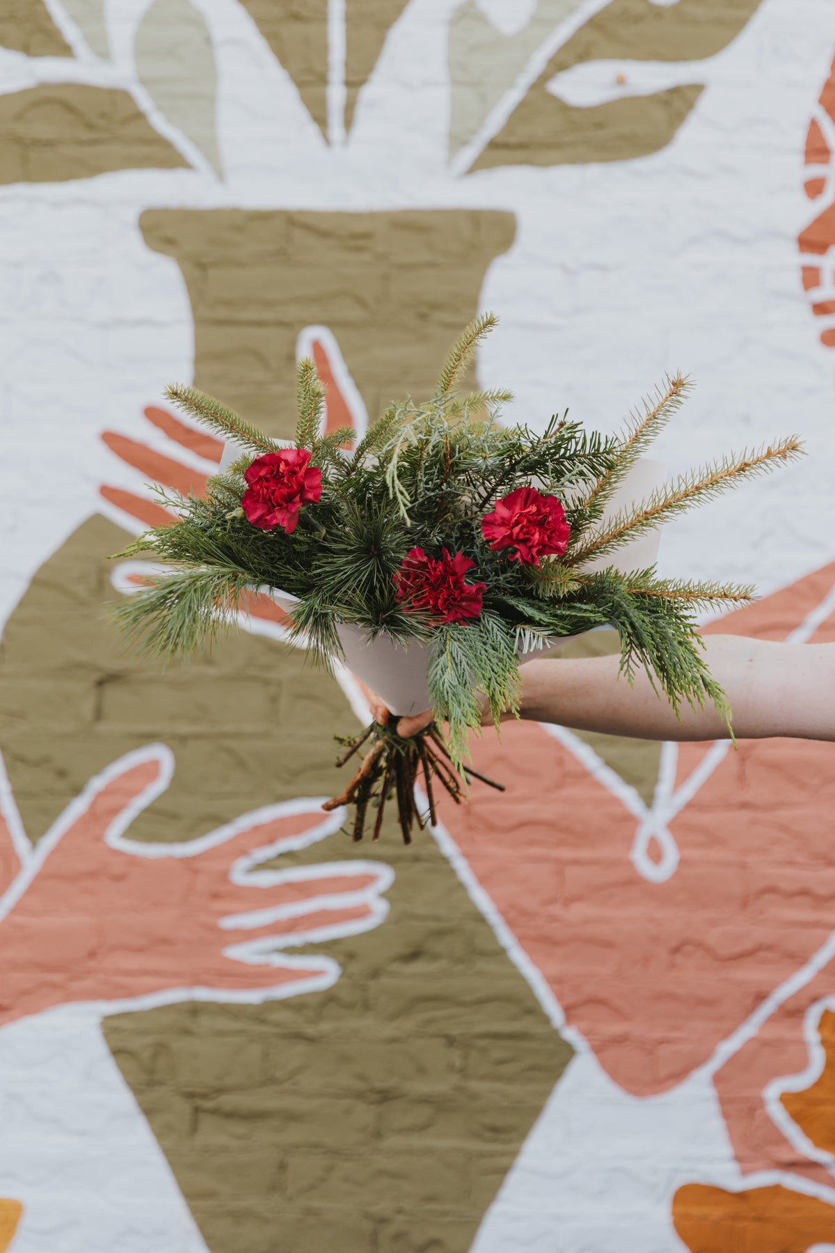 Mixed Winter Greens Bouquet