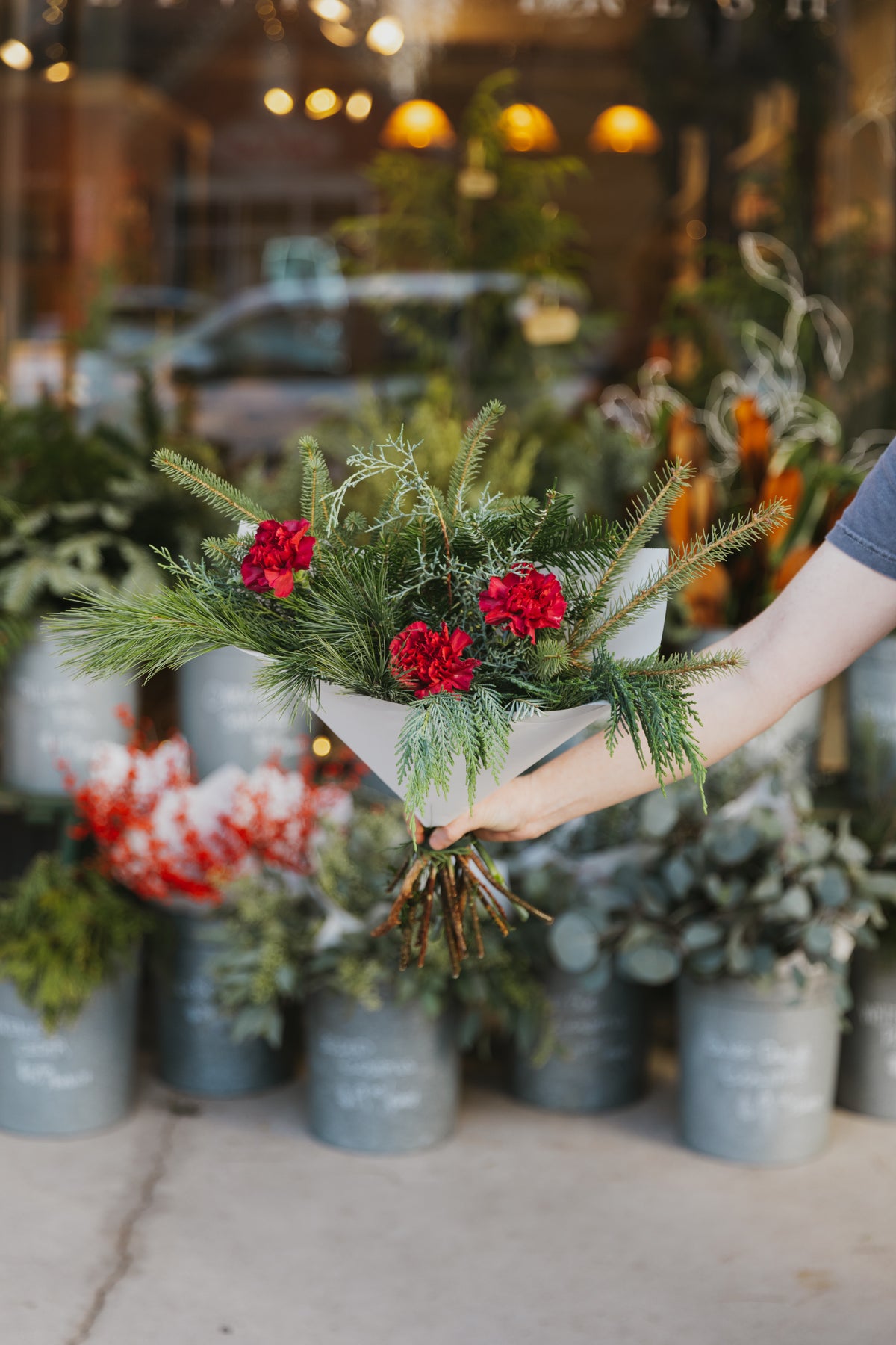 Mixed Winter Greens Bouquet