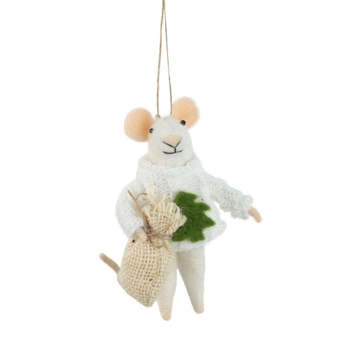 Mouse in Festive Sweater