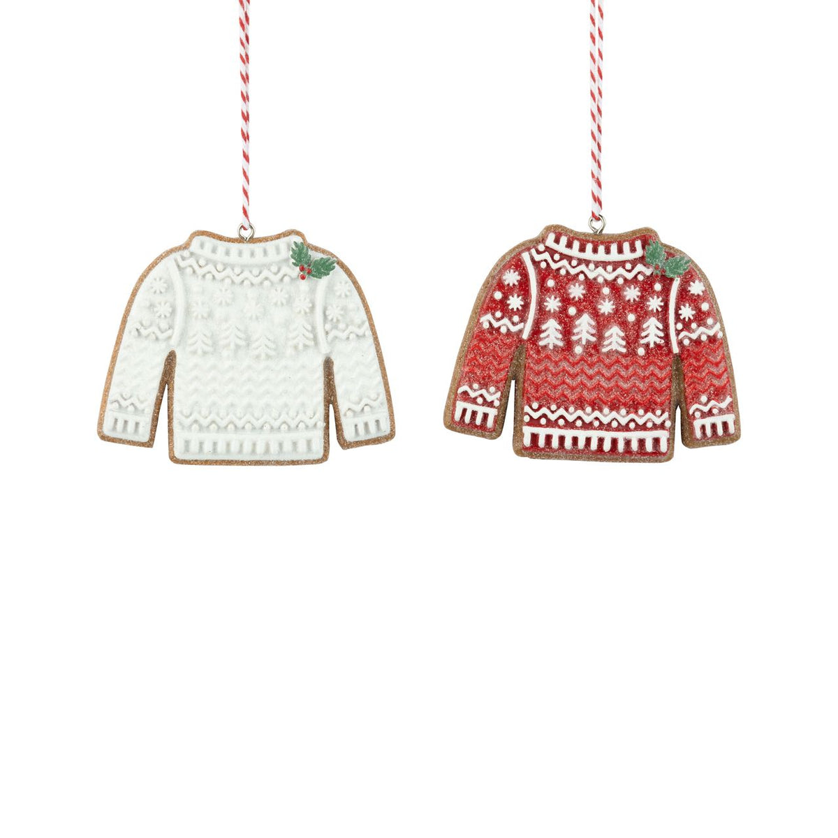 Gingerbread Sweater Cookie Ornament