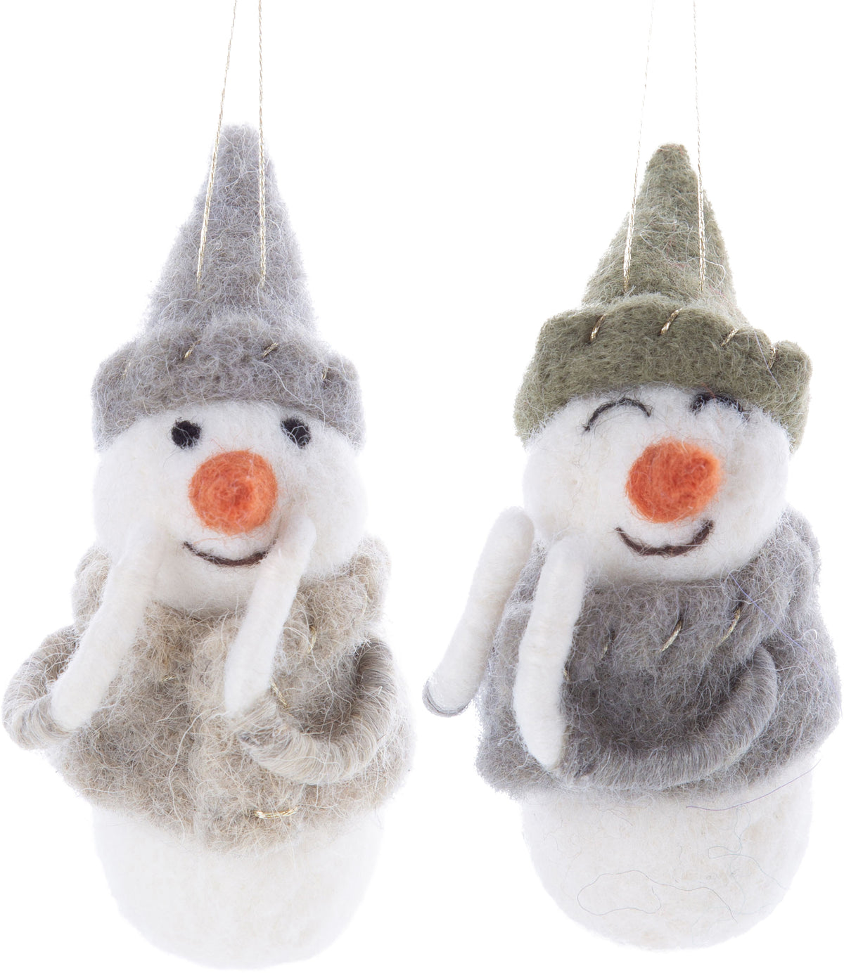 Felt Frosty with Gnome Hat