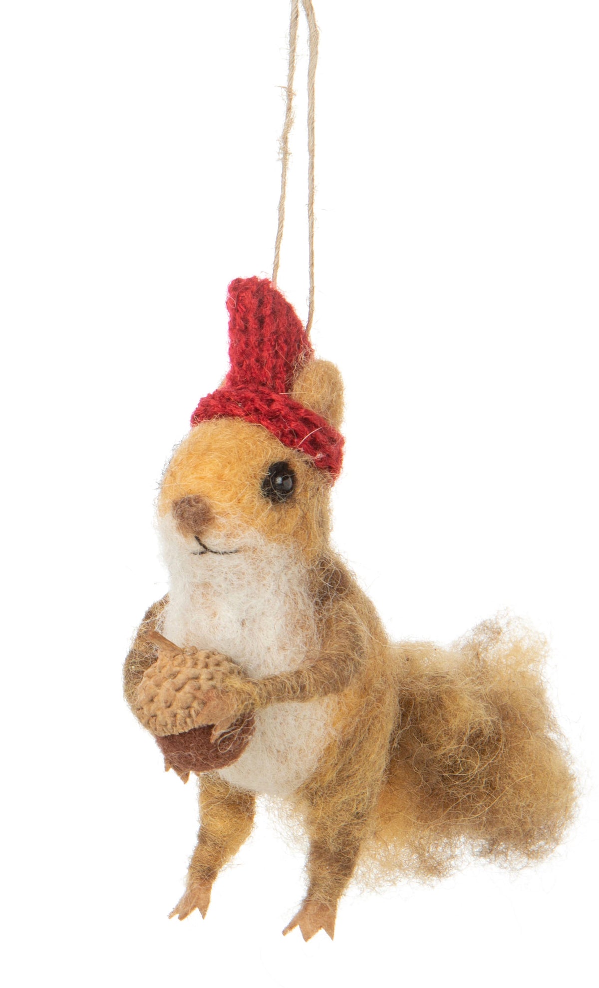 Felt Squirrel Ornaments
