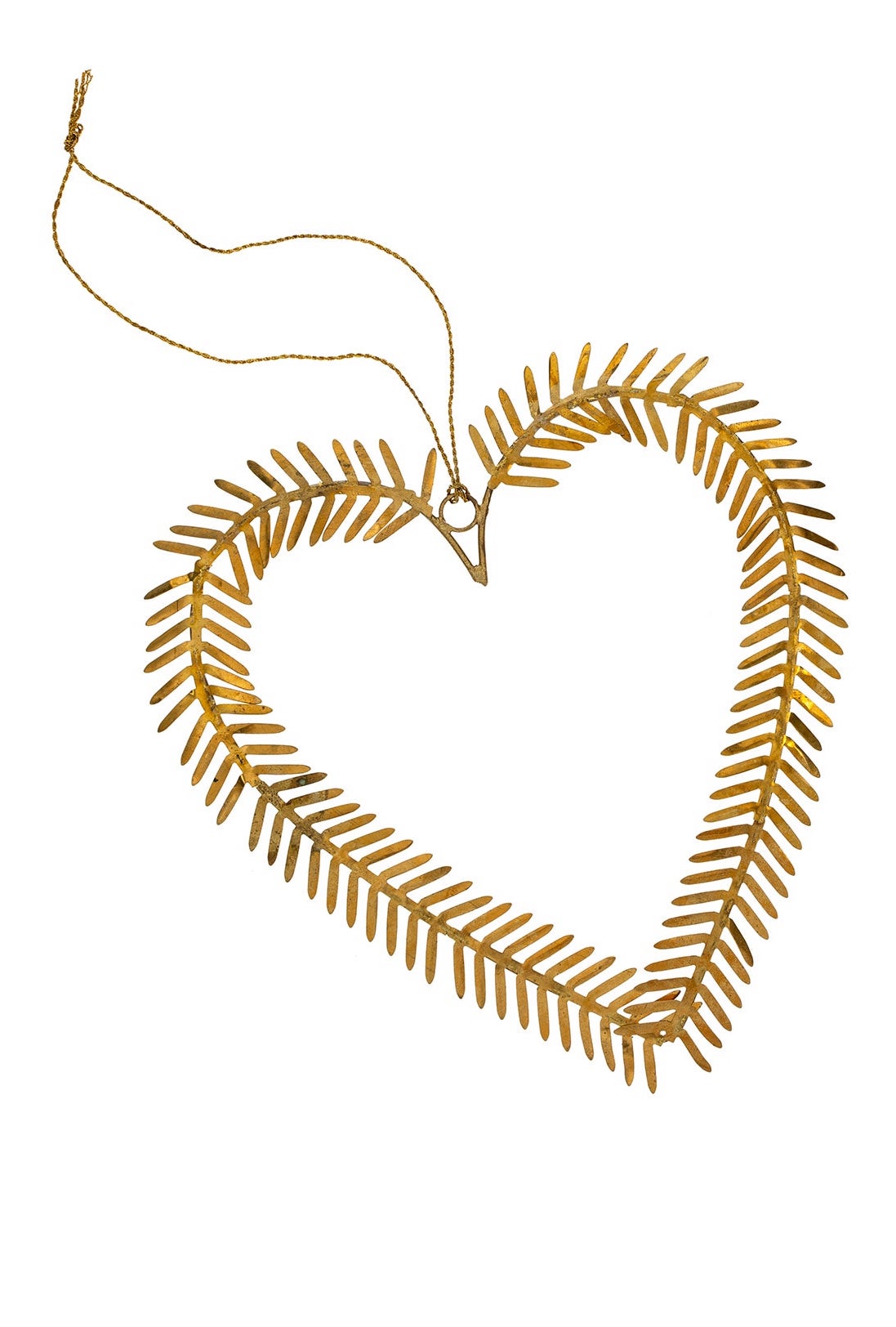 Golden Heart Ornament
