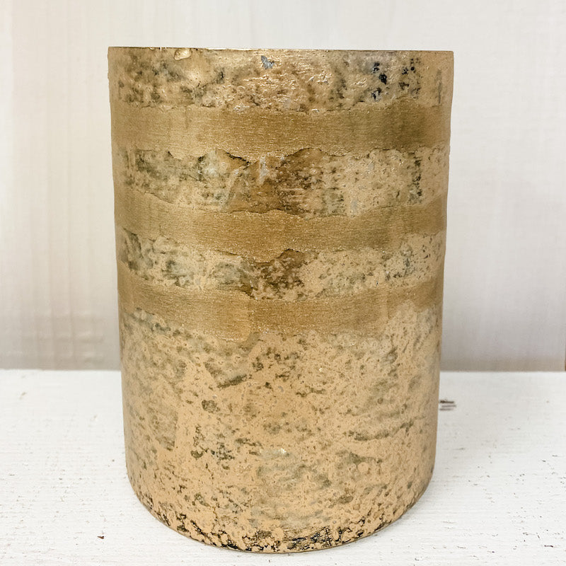 Living Fresh Flower and Plant Studio - Gold Mercury Glass Vase