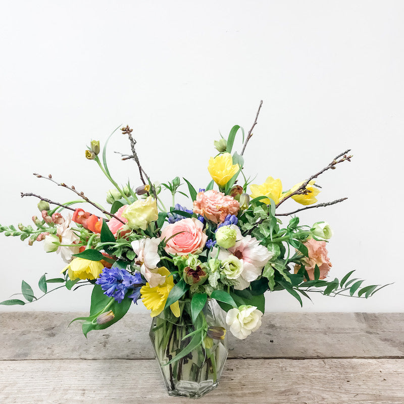 Living Fresh Flower and Plant Studio - Easter Vase Arrangement