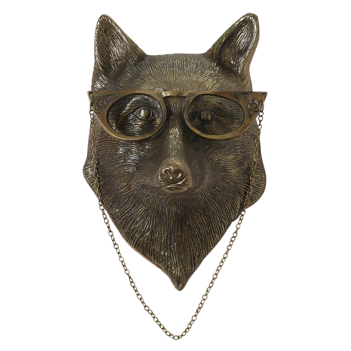 Living Fresh Flower and Plant Studio - Fox with Glasses Wall Mount