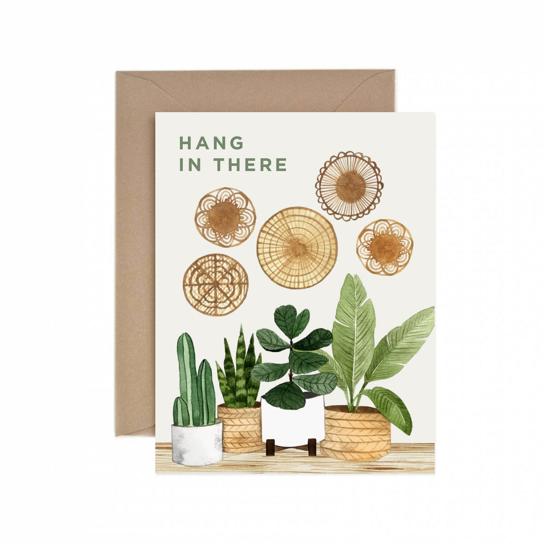 Living Fresh Flower and Plant Studio - Hang In There Card