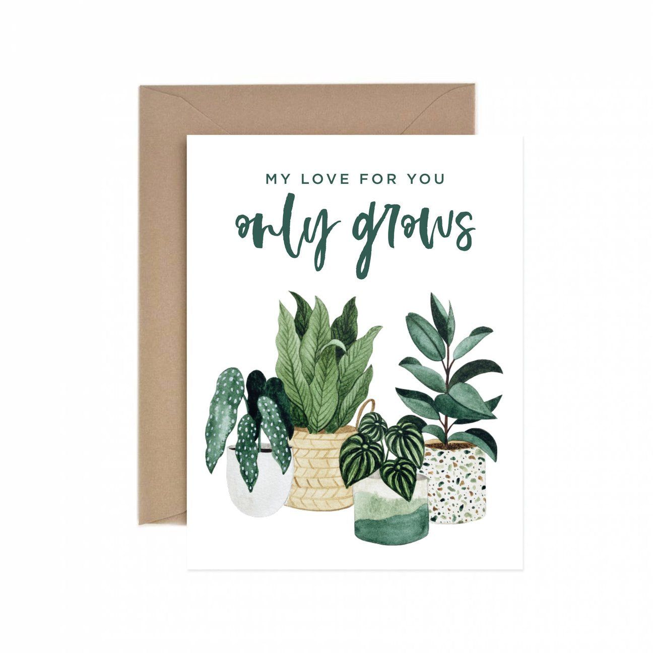 Living Fresh Flower and Plant Studio - Paper Anchor Card - Love_Grows
