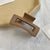 Matte Claw Hair Clip - Coffee