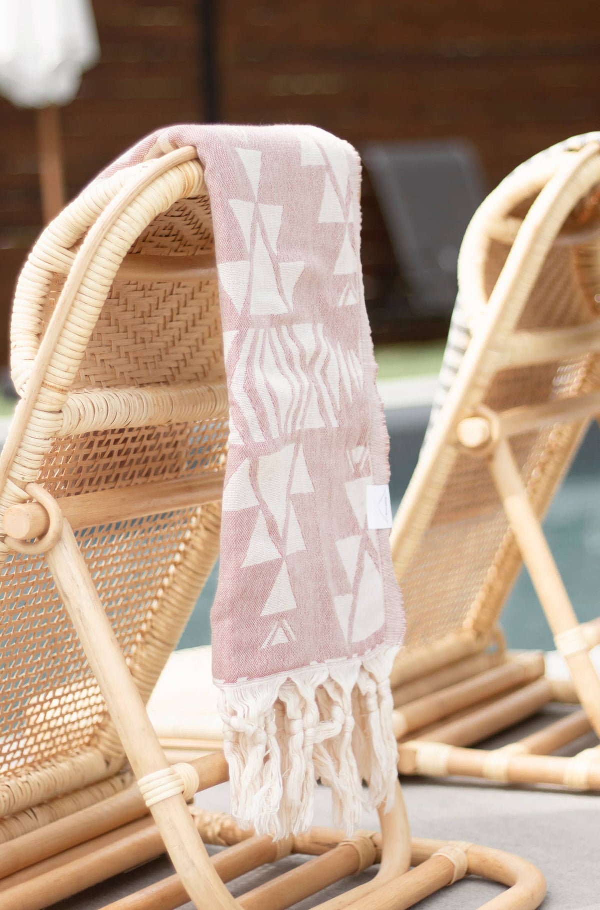 Oversized Turkish Bath and Beach Towels - Primrose Jacquard