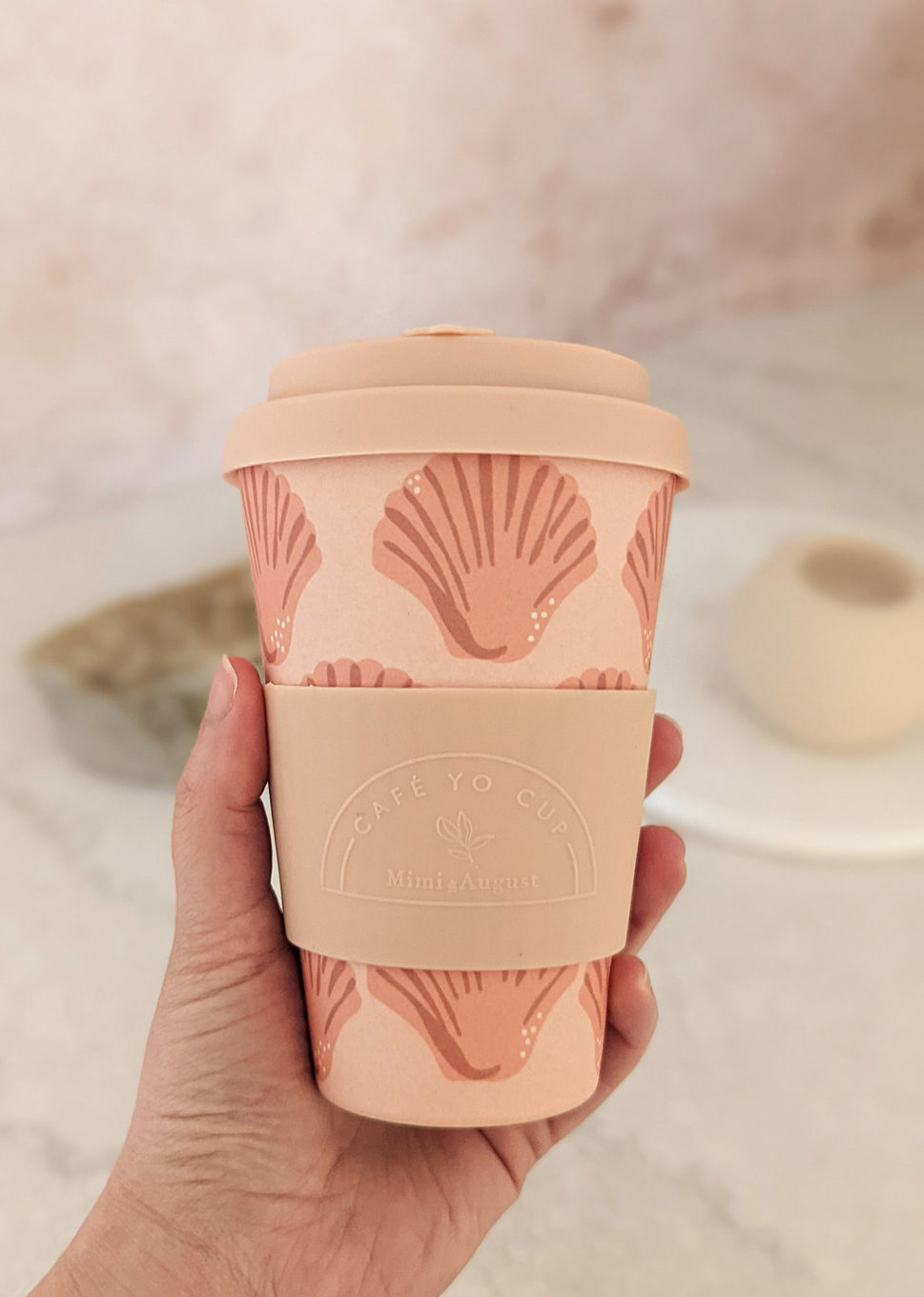 Seashells Cafe Yo - Bamboo Reusable Cup