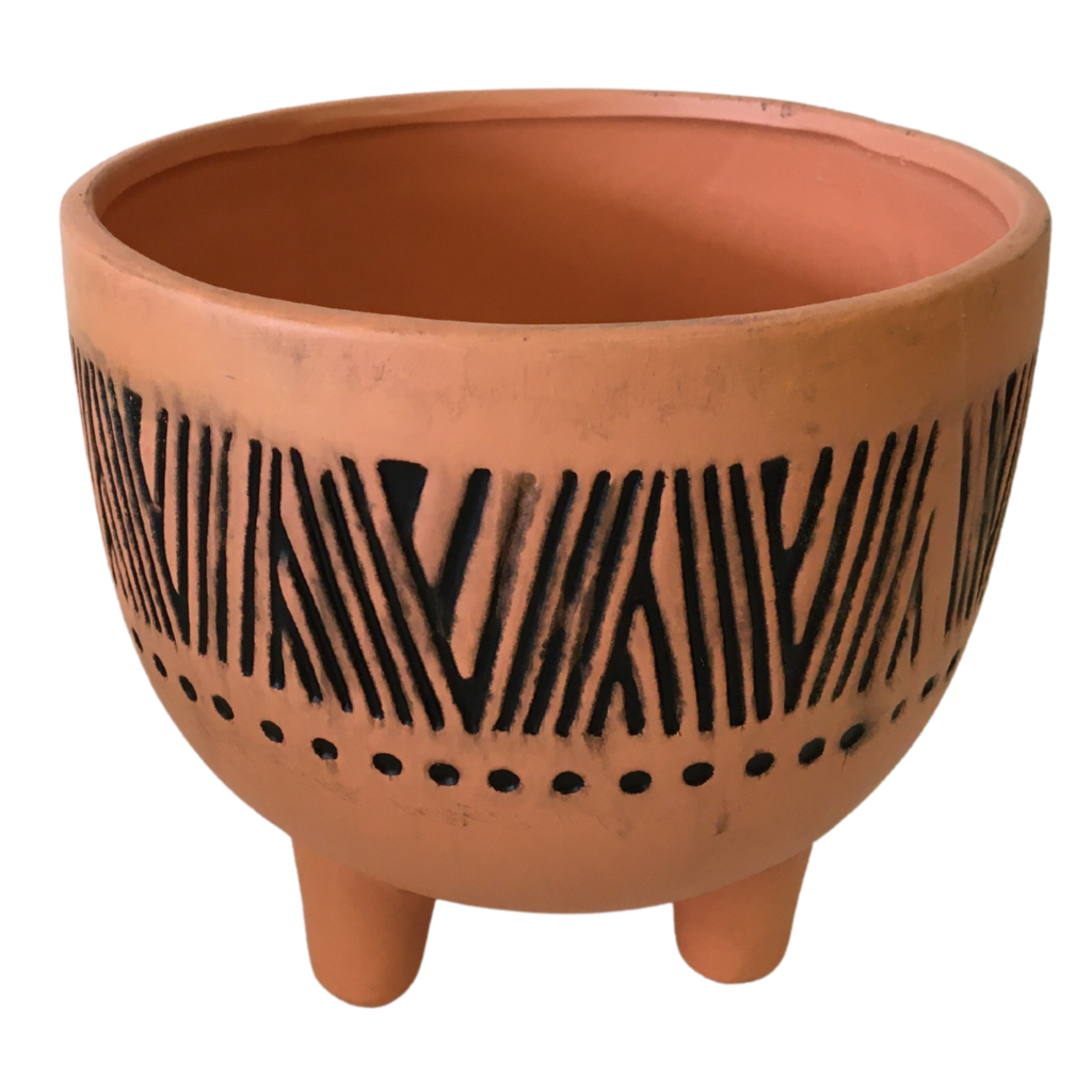 Stripe Footed Pot