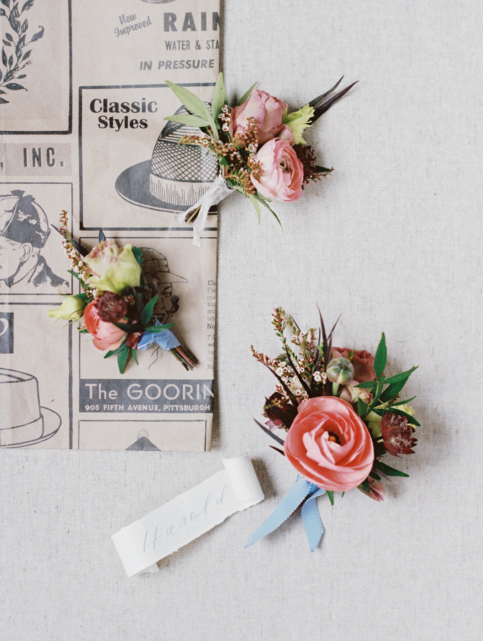 Living Fresh Wedding Flowers - Wedding Boutonnière