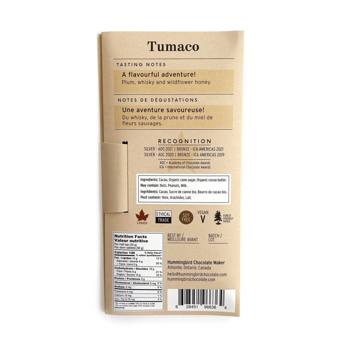 Tumaco 70% Dark Chocolate
