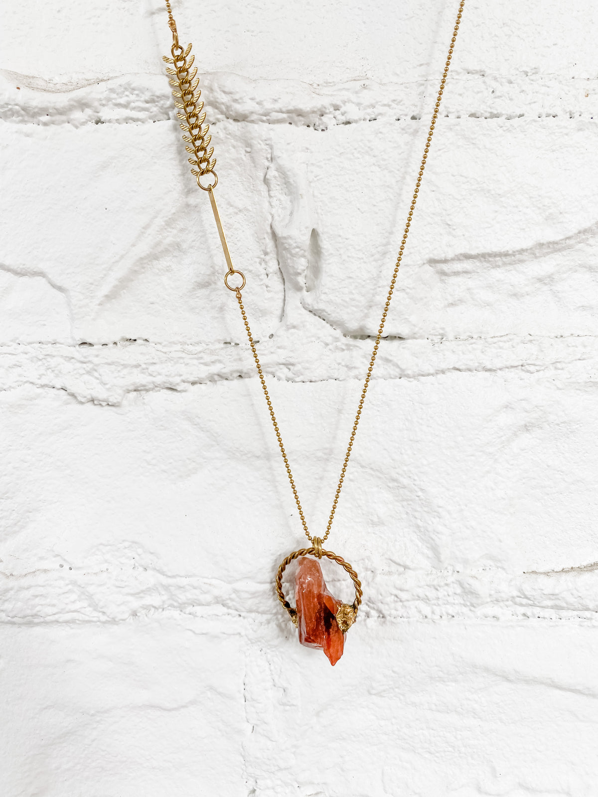 Red Calcite Necklace